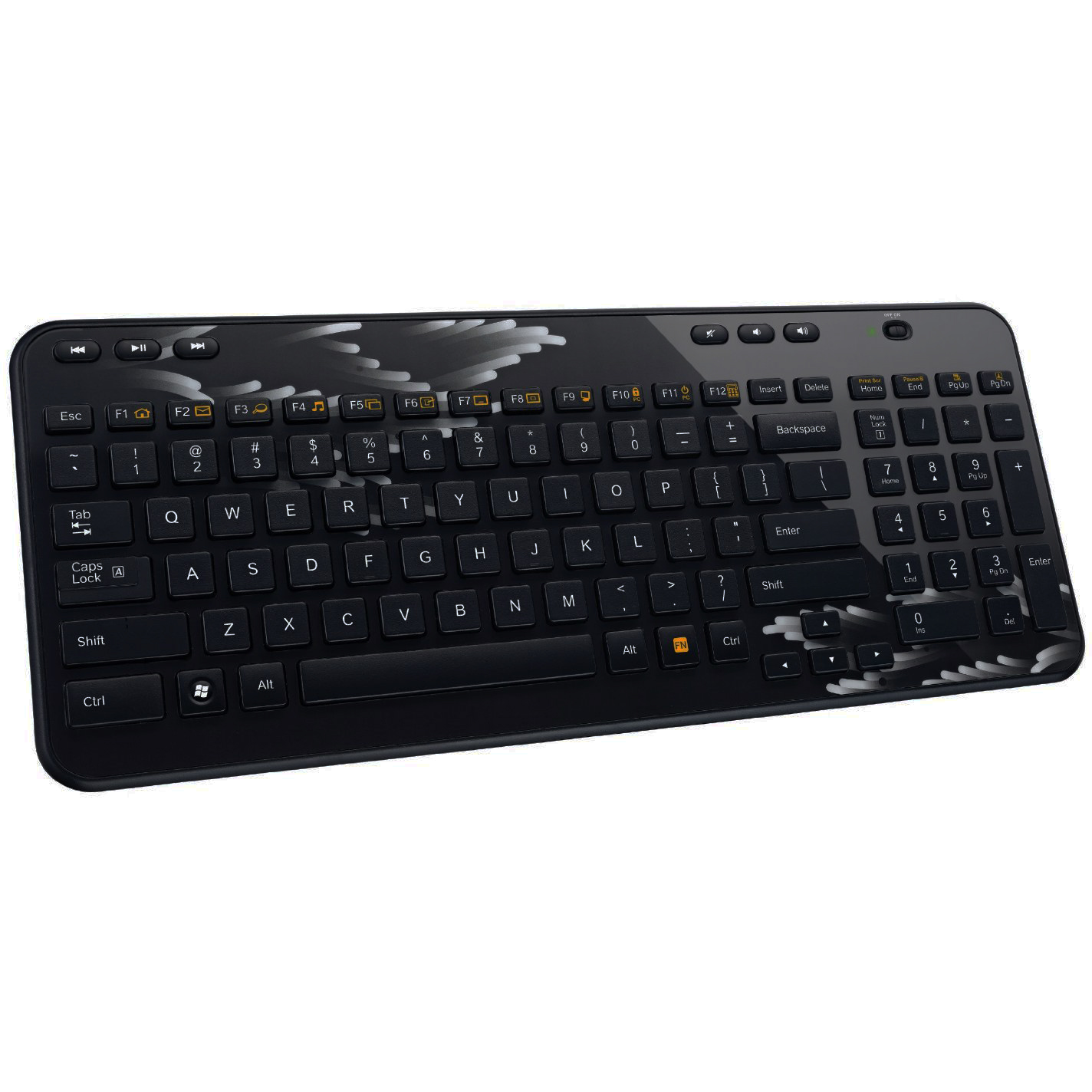 Logitech K360 106Key Compact Wireless Programmable Keyboard with USB